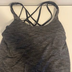Lululemon gray workout shirt in size 10